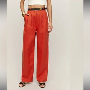 Reformation Vesta Pant - Blood orange